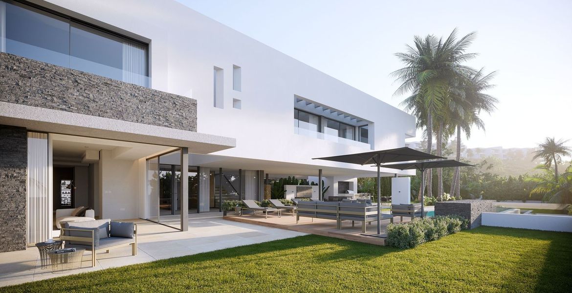 Villa moderna con estilo a estrenar