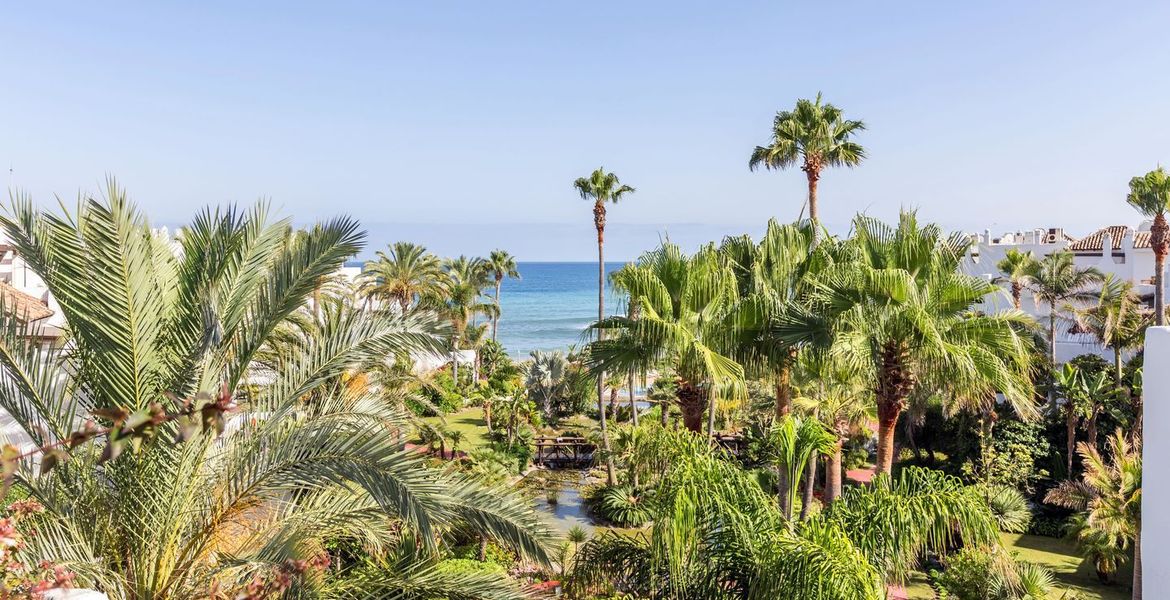 Ático en primera línea de playa en Marbella