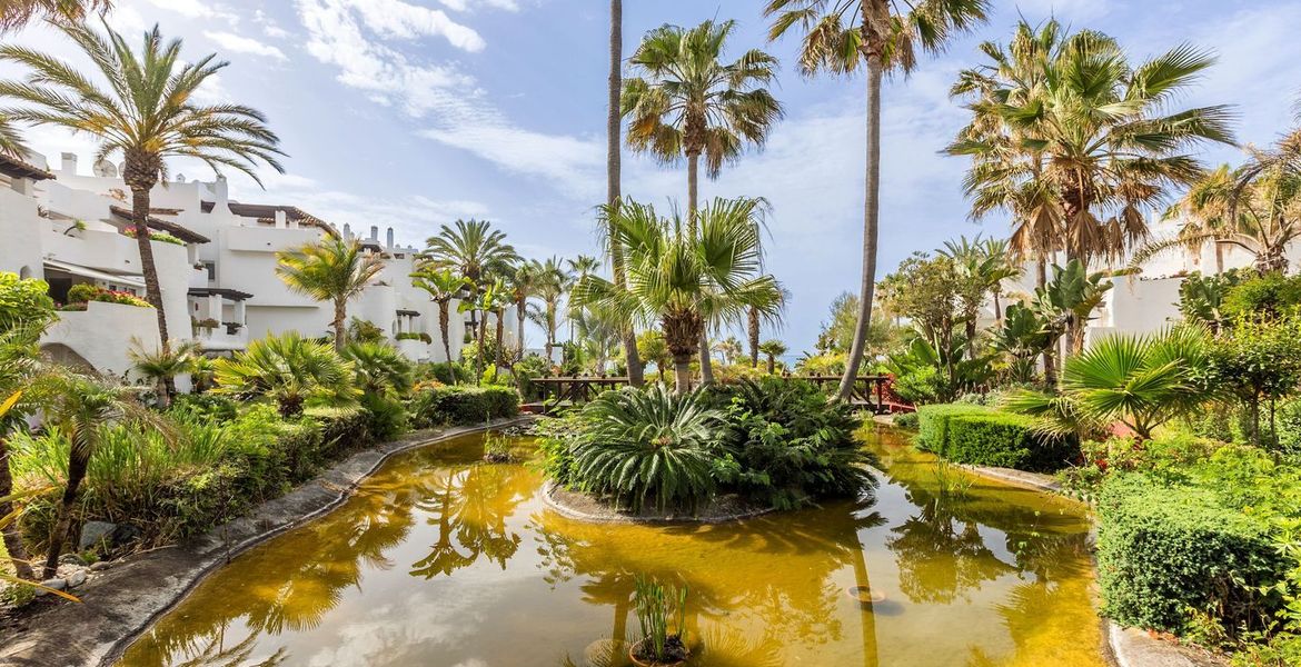 Ático en primera línea de playa en Marbella