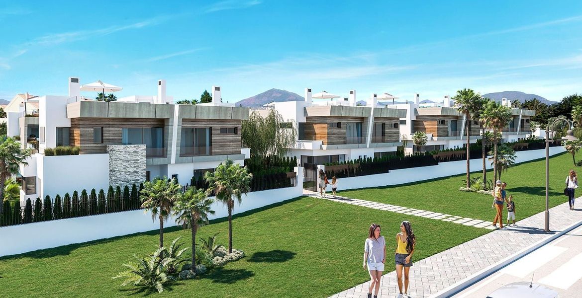 Villas de lujo pareadas e independientes en Puerto Banús