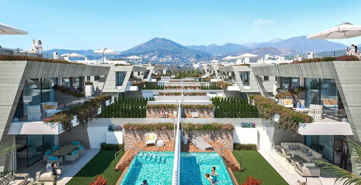 Villas de lujo pareadas e independientes en Puerto Banús