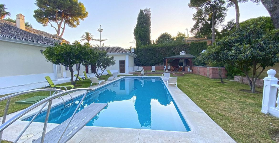 Golden Mile Marbella Villa with panoramic sea views