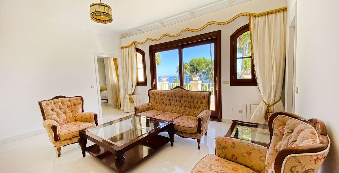 Golden Mile Marbella Villa with panoramic sea views