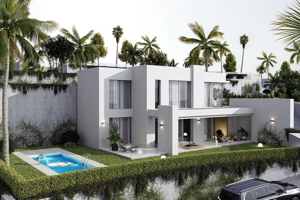 Villa en Mijas con 219 m2 construidos y 4 dormitorios