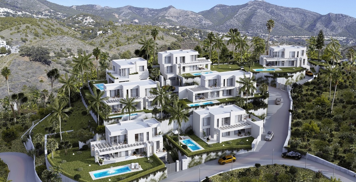 Villa en Mijas con 219 m2 construidos y 4 dormitorios