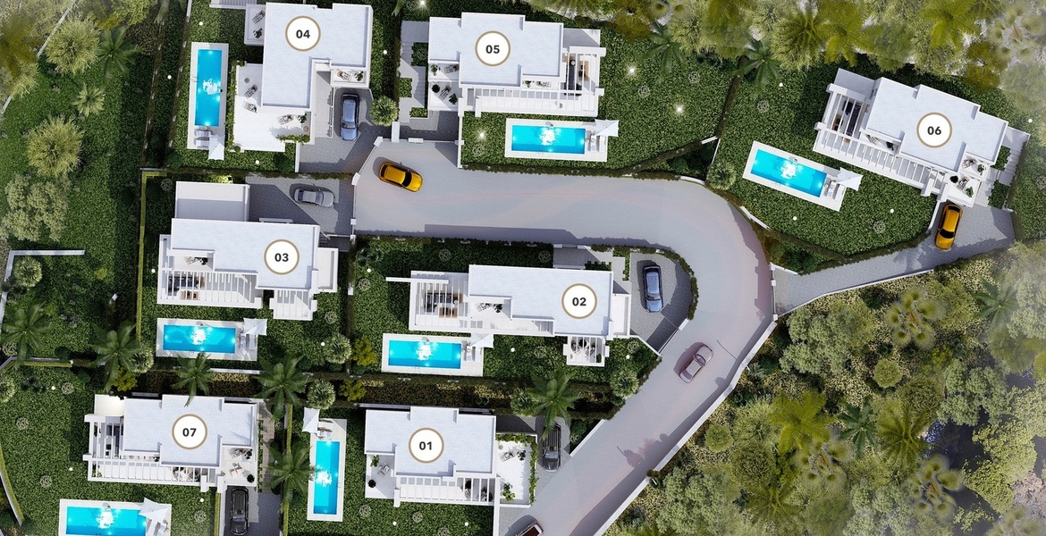 Villa en Mijas con 219 m2 construidos y 4 dormitorios