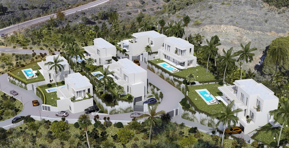 Villa en Mijas con 219 m2 construidos y 4 dormitorios