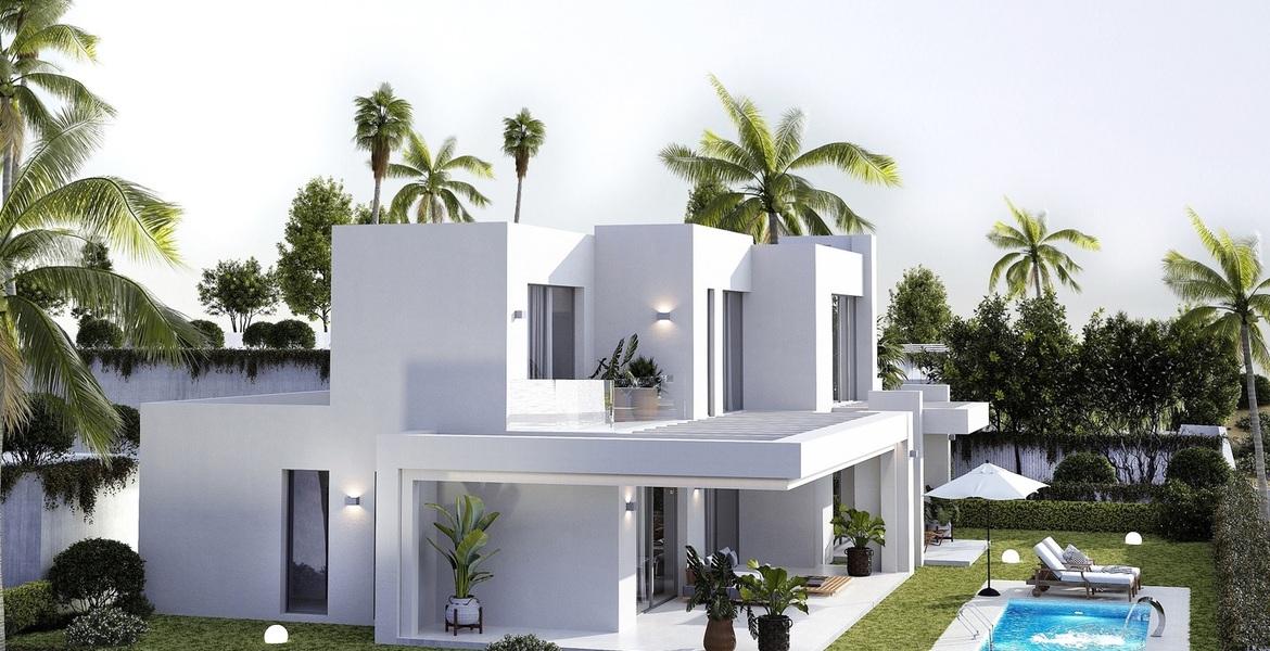 Luxury Villa in Mijas with 219 sqm built and 4 bedrooms 