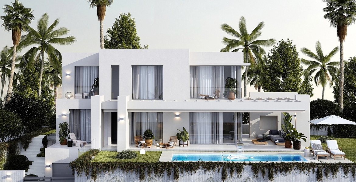 Stunning Villa in Mijas with 219 sqm built and 4 bedrooms