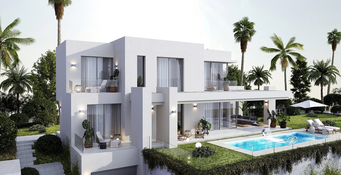 Stunning Villa in Mijas with 219 sqm built and 4 bedrooms