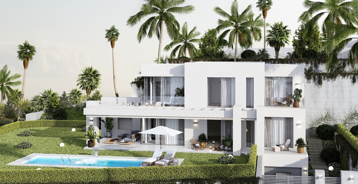 Preciosa Villa en Mijas con 219 m2 construidos y 4 dormitori