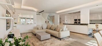 Modern renovated duplex penthouse for sale in puente romano