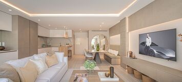 Un elegante apartamento de tres dormitorios en la planta baj