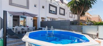 Casa con piscina privada y calefacción